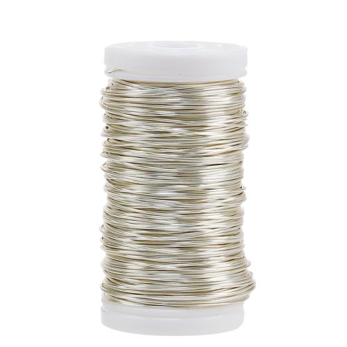 Itens Fio esmaltado decorativo champanhe Ø0,50mm 50m 100g