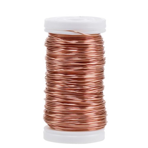 Itens Deco Arame Esmaltado Cobre Ø0,50mm 50m 100g