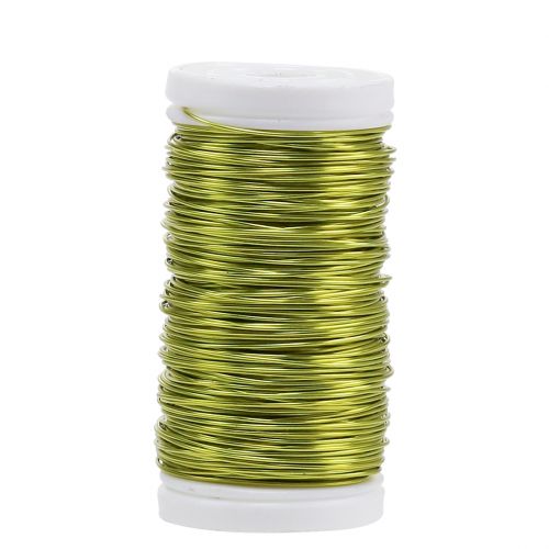 Arame esmaltado Deco verde lima Ø0.50mm 50m 100g