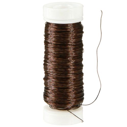 Itens Arame esmaltado Deco Ø0,30mm 30g/50m castanho
