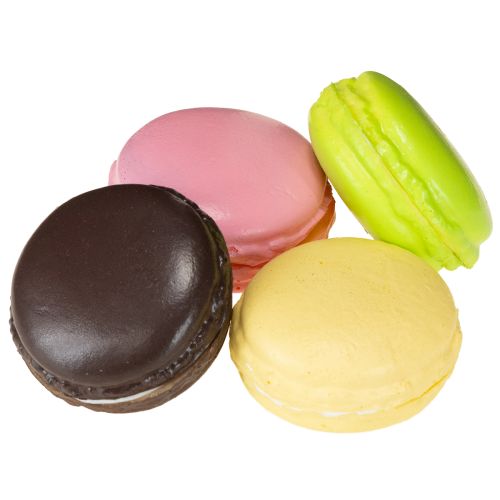 Itens Macaron Decorativo Merengue Pastéis Comida Manequim 5cm 8 peças