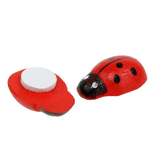 Itens Joaninhas decorativas para colar 1 cm vermelho 360 unidades