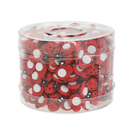 Itens Joaninhas decorativas para colar 1cm vermelhas 360 un