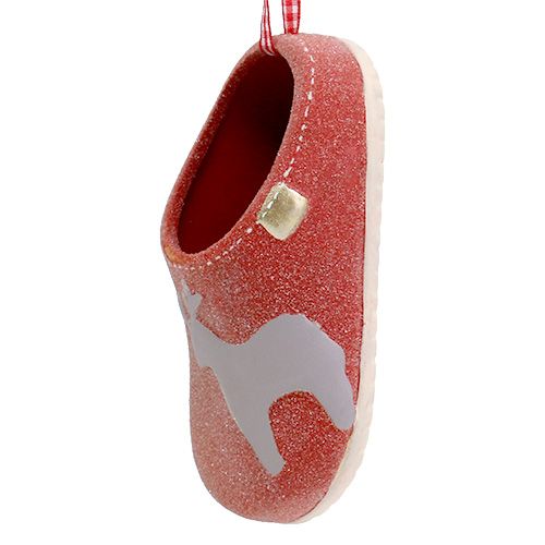 Chinelos decorativos 13 cm vermelhos 4 unidades | Floristik24.pt