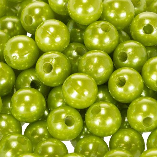 Contas decorativas Ø10mm verde 115 peças | Floristik24.pt
