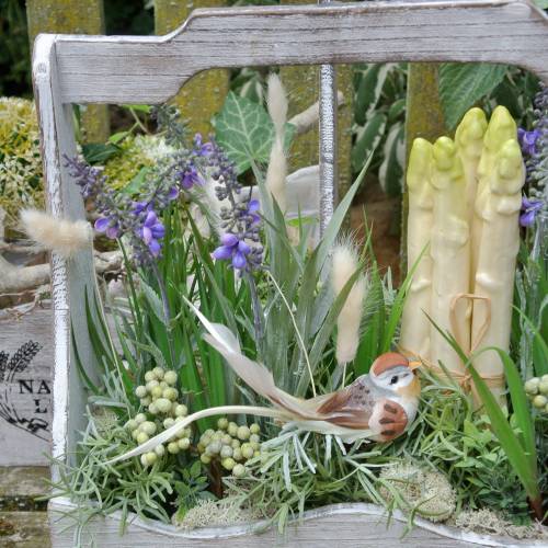 Floristik24 Planta decorativa de lavanda, vaso de lavanda mediterrâneo, flor artificial roxa