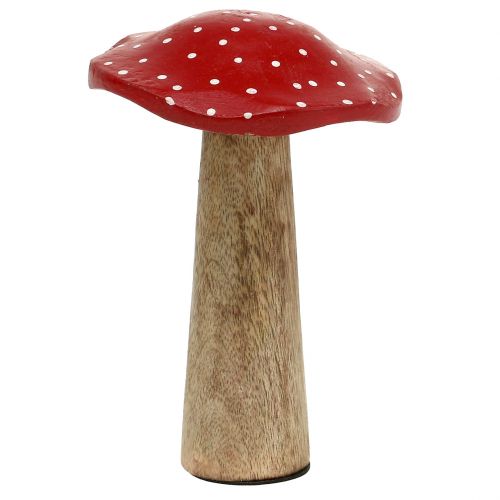 Floristik24 Toadstools feitos de madeira 14cm 6pcs