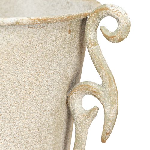 Itens Vaso decorativo para troféu antigo com alças metal cinza Ø15cm Alt.59cm