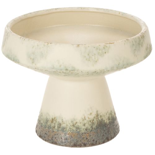 Tigela decorativa de cerâmica, creme acinzentado-esverdeado, Ø20cm, A16cm comprar | Floristik24.pt