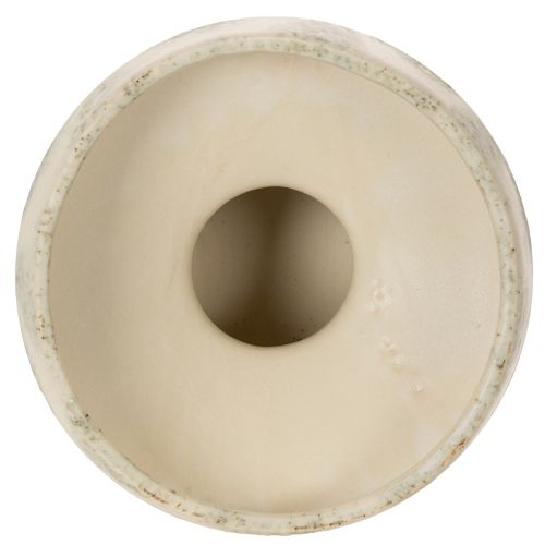 Tigela decorativa de cerâmica, creme acinzentado-esverdeado, Ø20cm, A16cm | Floristik24.pt