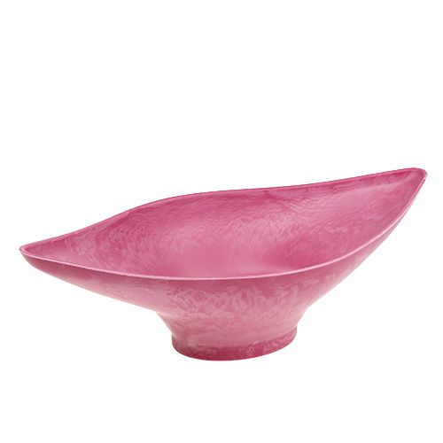 Floristik24 Tigela decorativa rosa 34cm x 17,5cm Alt.10cm, 1p