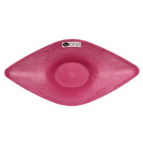 Floristik24 Tigela decorativa rosa 34cm x 17,5cm Alt.10cm, 1p