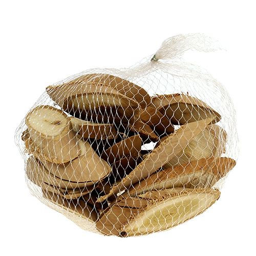 Floristik24 Discos decorativos em madeira oval 9-12cm 500g