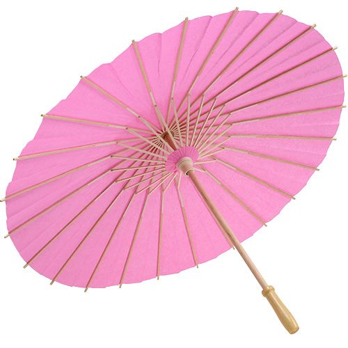 Floristik24 Guarda-chuva decorativo rosa Ø60cm Alt.42cm