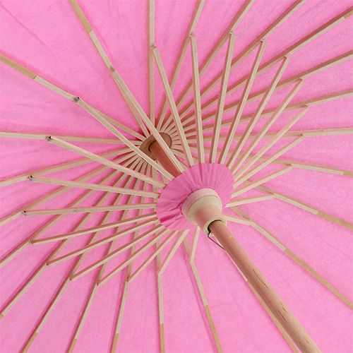 Itens Guarda-chuva decorativo rosa Ø60cm Alt.42cm