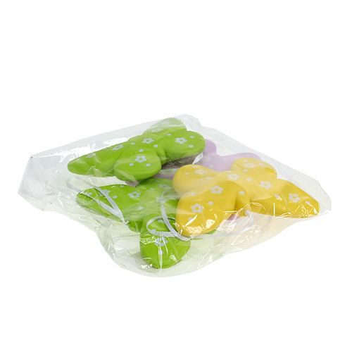 Floristik24 Borboletas decorativas multicoloridas 11,5 cm 5 unidades