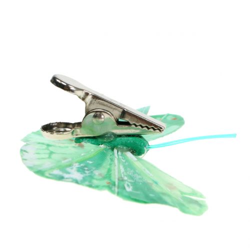 Floristik24 Borboletas decorativas no clipe, cores sortidas 6cm 24pcs