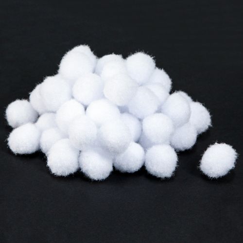 Itens Deco snowball mini globos de neve brancos Ø2cm 400 unidades 4 sacos