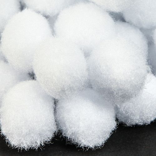 Itens Deco snowball mini globos de neve brancos Ø2cm 400 unidades 4 sacos