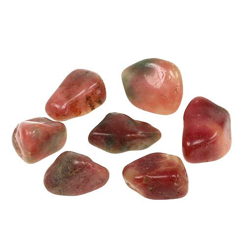 Floristik24 Pedras Deco rosa-creme brilhante 4cm - 6cm 1kg