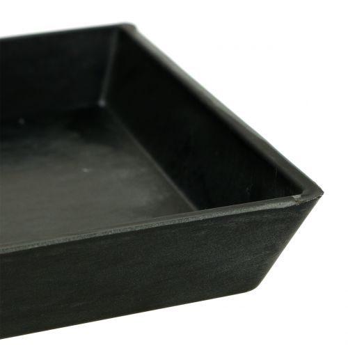 Floristik24 Bandeja decorativa antracite 43cm x 12cm