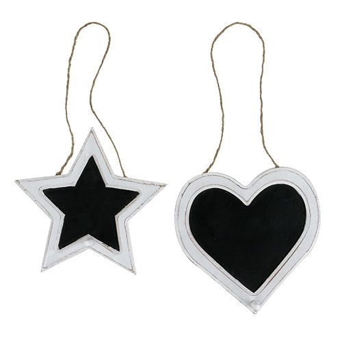 Floristik24 Placa decorativa para pendurar 17cm 4pcs