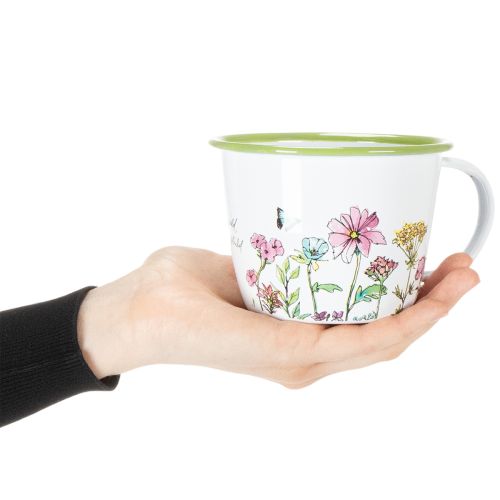 Itens Vaso decorativo esmaltado para plantas, Ø11cm A8cm