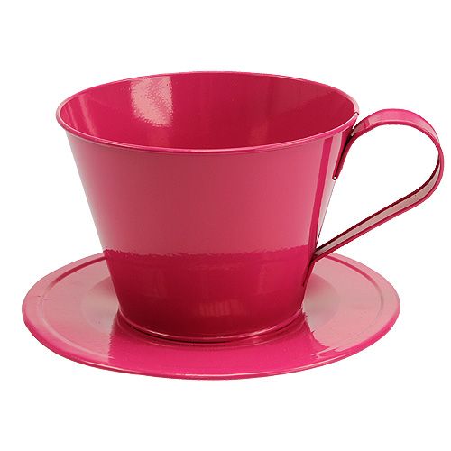 Floristik24 Copo decorativo rosa Ø16cm Alt.11cm