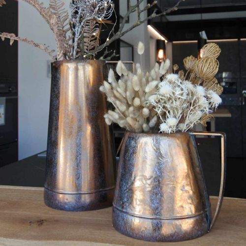 Vaso decorativo jarro decorativo de metal cobre jarro decorativo W24cm H20cm