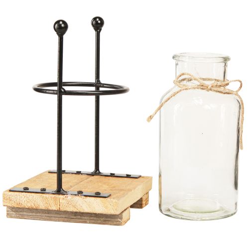Itens Vasos decorativos garrafa vaso de vidro na base 12×12×20cm 4 unidades