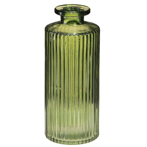 Itens Vasos decorativos mini vasos verdes vidro retrô Ø5cm Alt.13cm 6 unid.