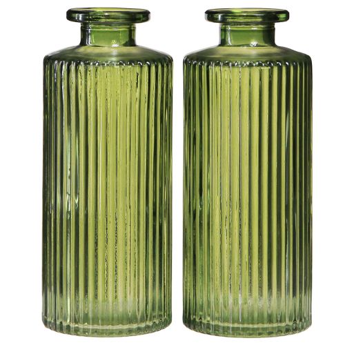 Itens Vasos decorativos mini vasos verdes vidro retrô Ø5cm Alt.13cm 6 unid.
