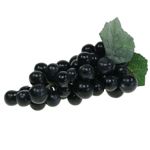 Itens Uvas decorativas pretas 18cm