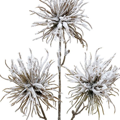 Ramo decorativo com neve 45cm 3pçs | Floristik24.pt