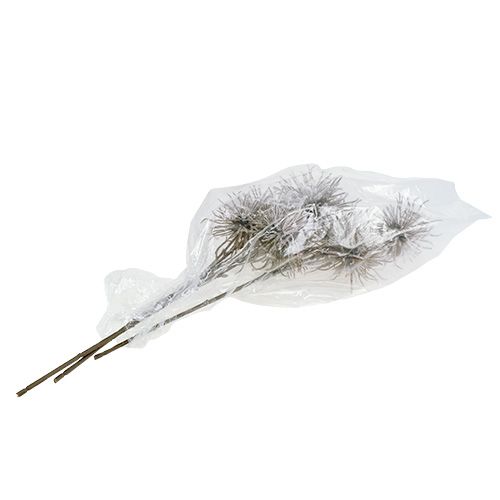 Ramo decorativo com neve 45cm 3pçs | Floristik24.pt