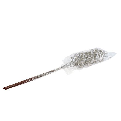 Floristik24 Ramo decorativo de 75 cm com mica 3 unidades