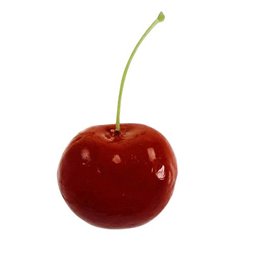 Floristik24 Cerejas decorativas vermelho escuro 3 cm 12 unidades