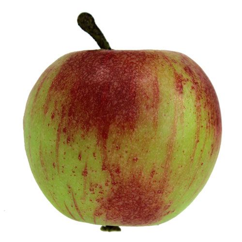 Itens Deco maçã vermelha, verde Ø6cm 6p