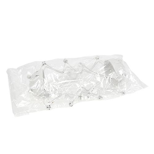 Floristik24 Árvore decorativa com tigela para tealight branco 25cm 2pcs