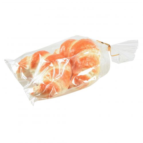 Itens Chupeta de comida artificial de croissant decorativo 10 cm 2 unidades