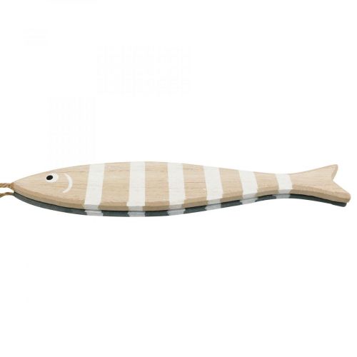 Floristik24 Peixe decorativo para pendurar, peixe decorativo em madeira L29cm 2uds