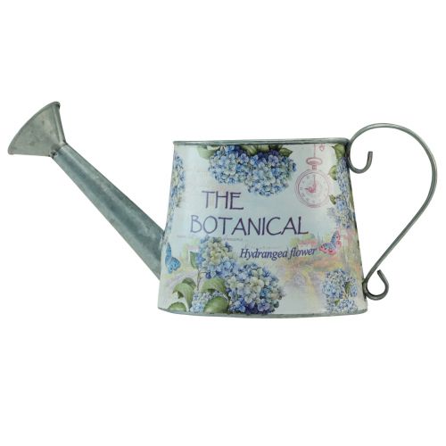 Itens Regador decorativo jarro de metal hortênsia 30×11cm Alt.14,5cm