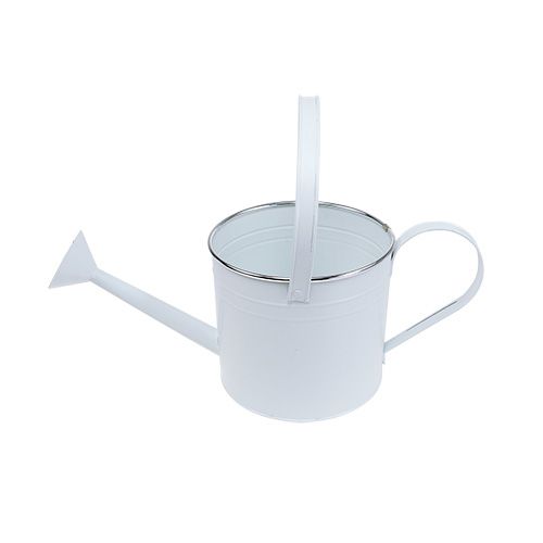 Floristik24 Regador decorativo branco Ø17cm Alt.17cm 1p