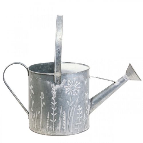 Floristik24 Regador decorativo de metal para plantação lata de plantação H28cm