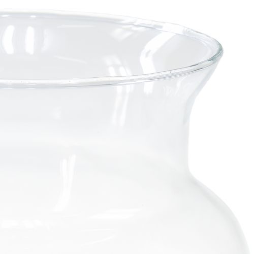 Itens Lanterna decorativa para vaso de vidro transparente Ø18cm Alt.20cm