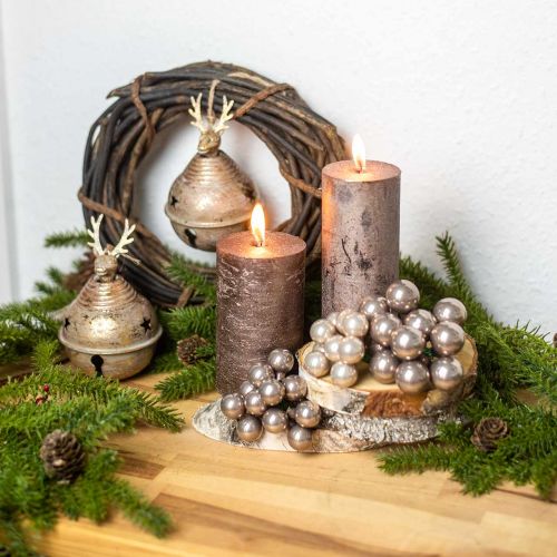 Floristik24 Cabide decorativo lariço artificial coníferas ramos cones e bagas 150cm