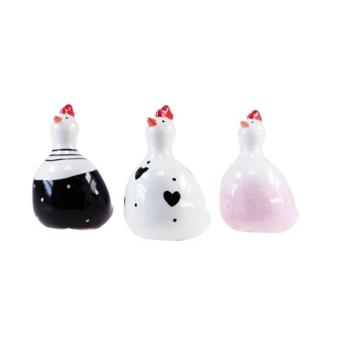 Itens Galinhas decorativas decoração de Páscoa figuras pintinhos 9,5cm 3 peças