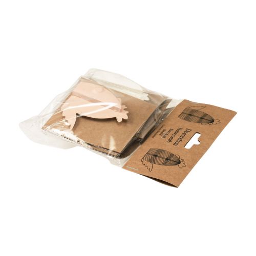 Itens Papel decorativo favo de mel de frango branco laranja 5,5×3,5×6cm 6 un
