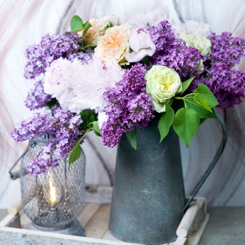 Floristik24 Jarro decorativo Vintage Ø15cm Alt.27cm