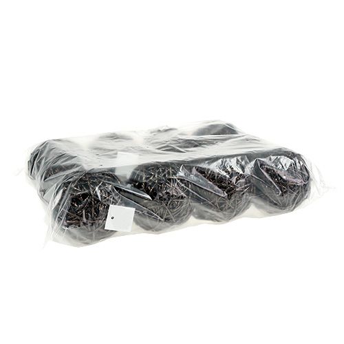 Floristik24 Bola decorativa feita de arame de papel Ø8cm 12pcs